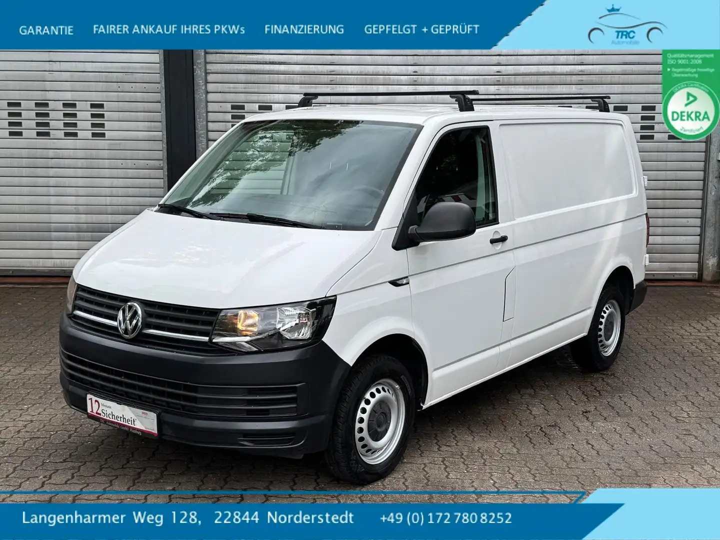Volkswagen T6 Transporter Kasten-Kombi Kasten Weiß - 1