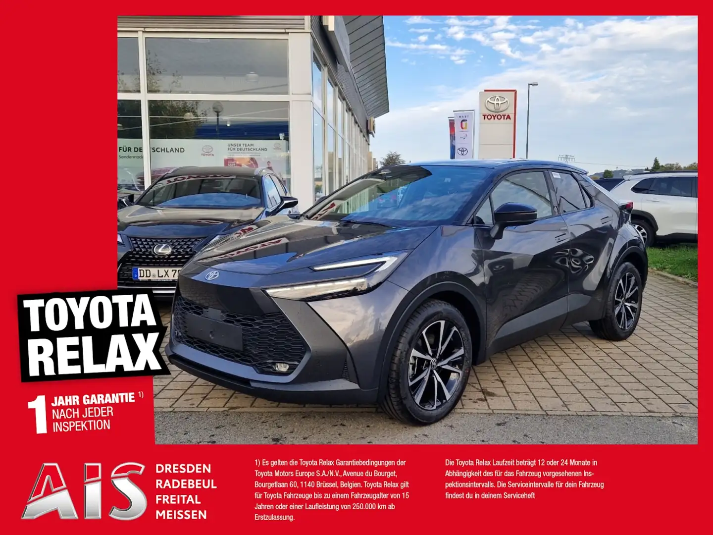 Toyota C-HR 2,0 Hybrid Plug-In 4x2 Team D Noir - 1