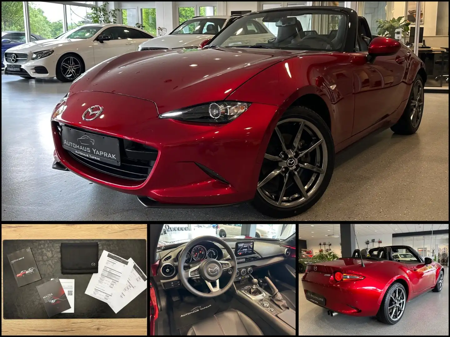 Mazda MX-5 Sports-Line|1HD|35.444km|Bose|Service neu Rot - 1