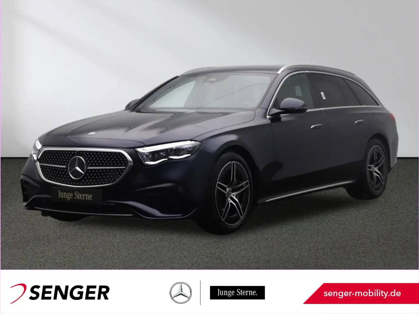 Mercedes-Benz E 300 de T AMG Digital-Light Totwinkel AHK 360° Bleu - 1