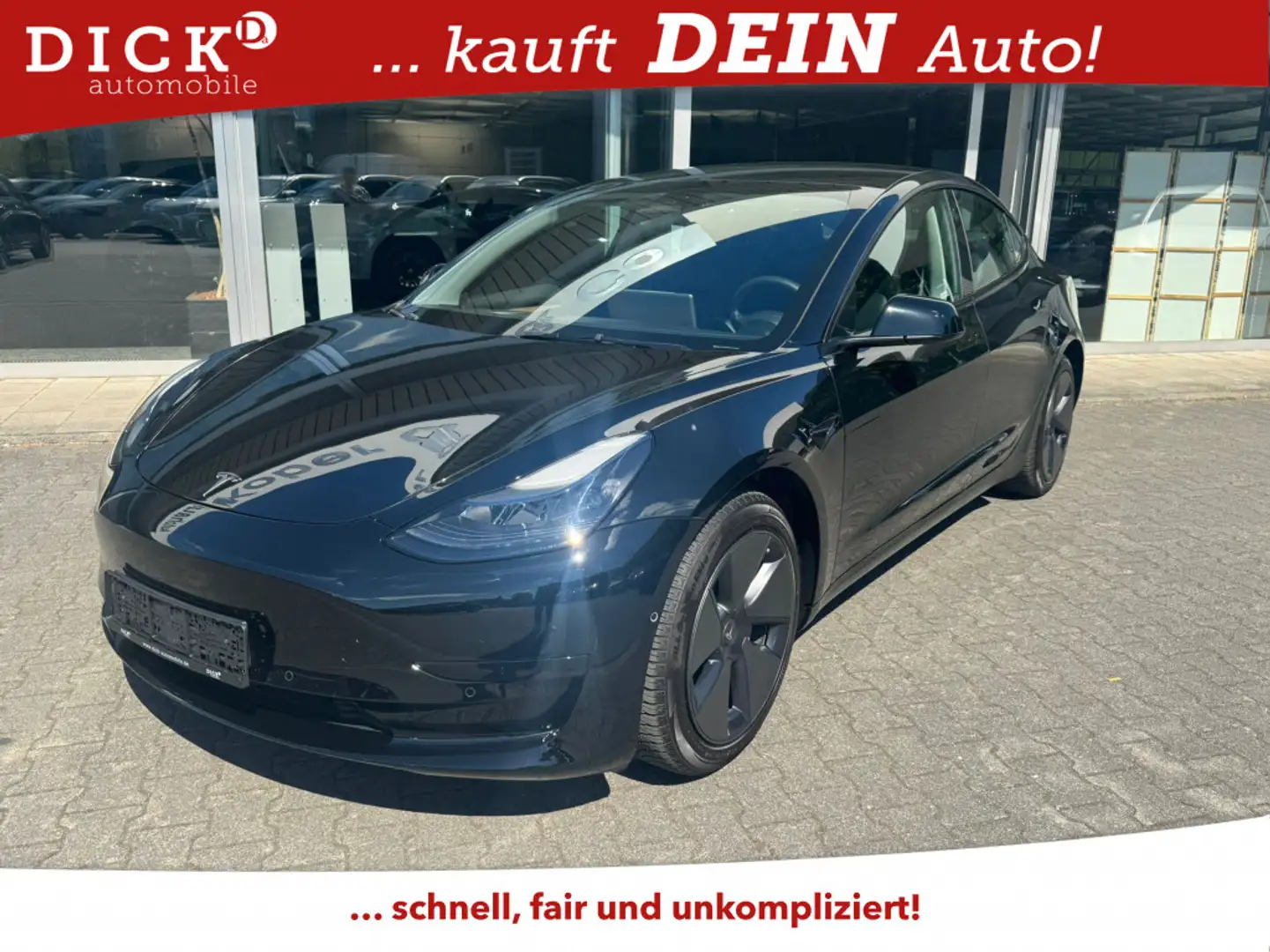 Tesla Model 3 RWD PANO+LED+NAVI+SHZ+KAMERA+ACC+WP Чёрный - 1