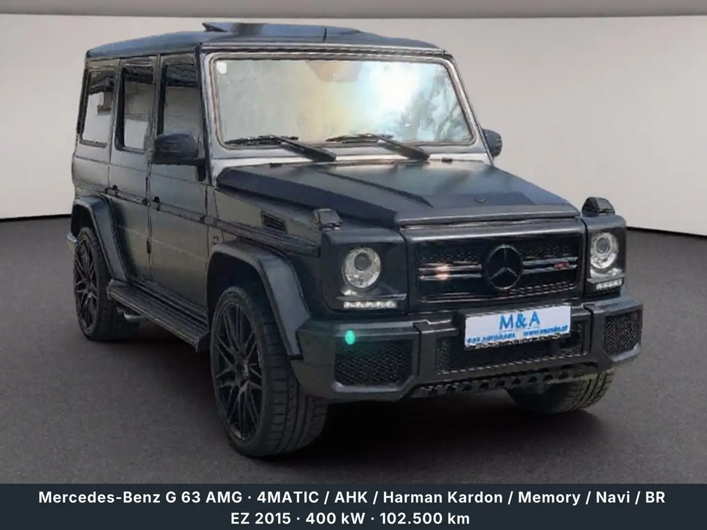Mercedes-Benz G 63 AMG 4MATIC / AHK / Harman Kardon / Memory / Navi / BR Schwarz - 2