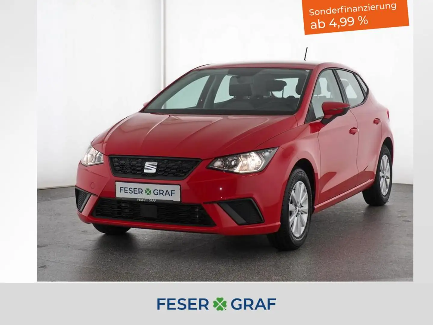 SEAT Ibiza 1.0 TSI Style DAB / Klimaanlage / Sitzheizung / Fu Rot - 1