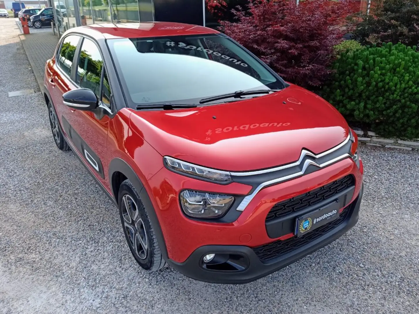 Citroen C3 BlueHDi 100 S&S Feel Pack "NEOPATENTATI" Rosso - 2