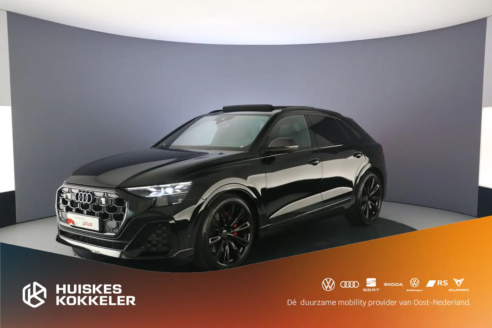 Audi SQ8 4.0 TFSI 507pk | B&O Adv | Head Up | Pano | Adv On Zwart - 1