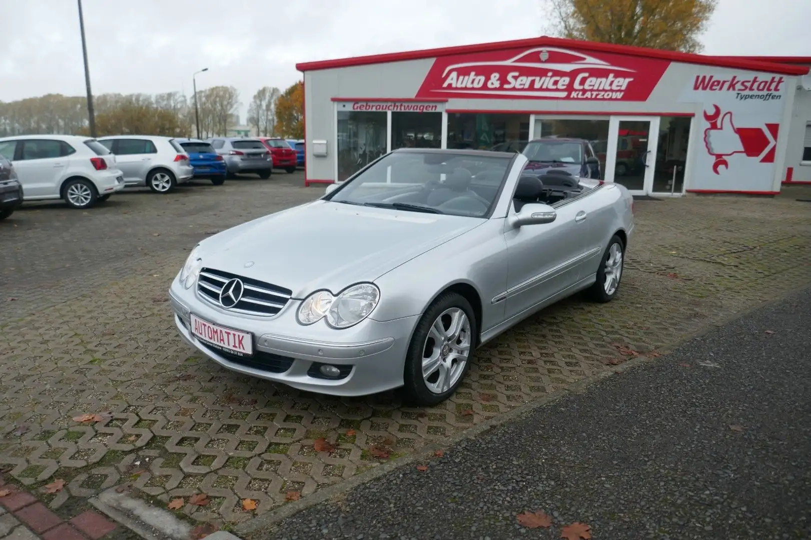 Mercedes-Benz CLK 200 1.8 KOMPRESSOR AVANTGARDE CABRIO AUTOM. Silber - 1