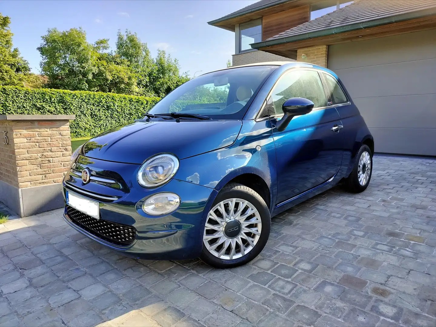 Fiat 500C 500 C 1.2 8V Start Bleu - 1