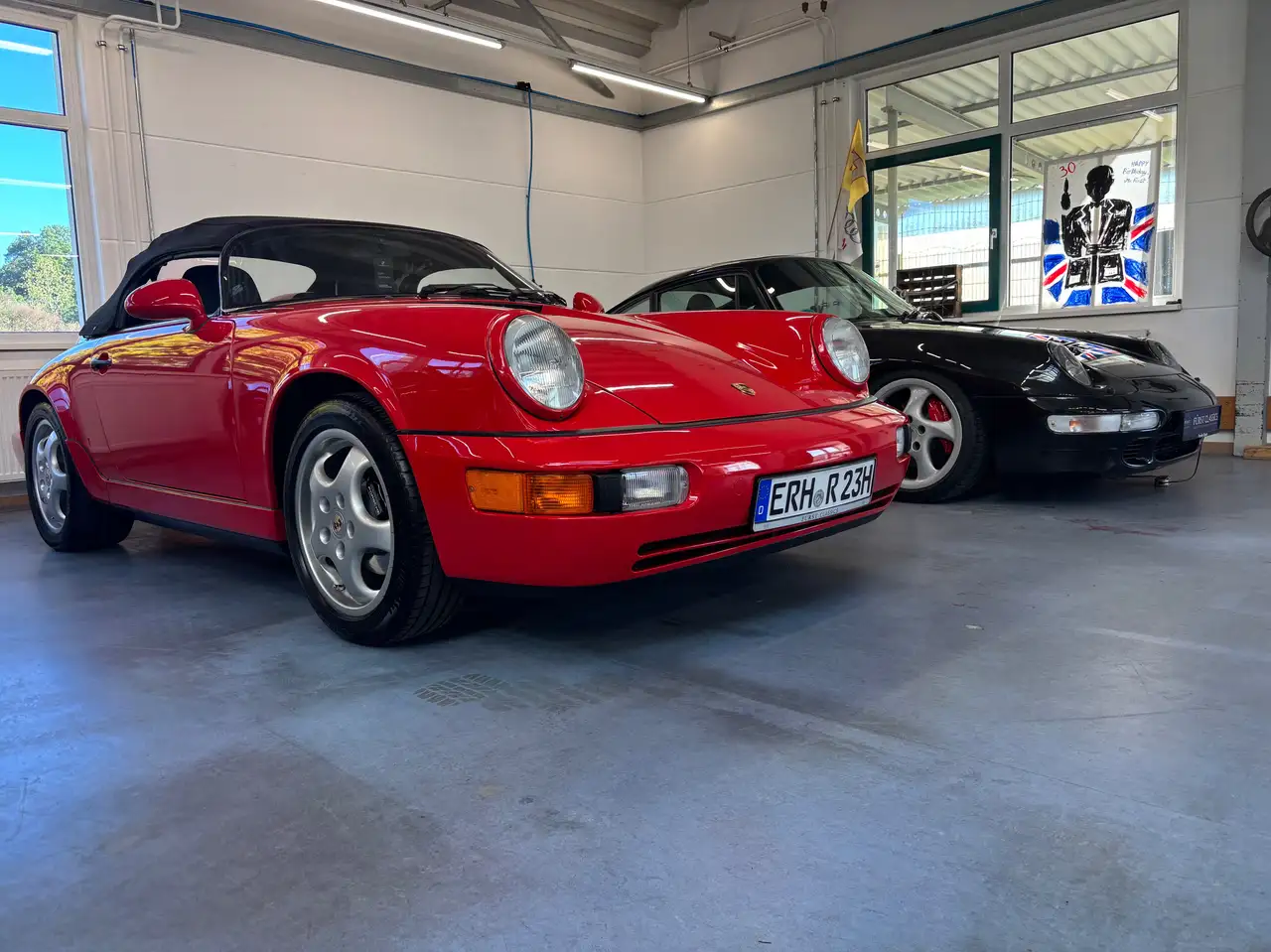 Porsche 964 911 Carrera 2 Cabriolet Speedster RS Ausstattung, foto 2