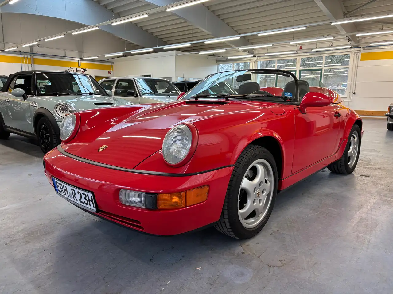 Porsche 964 911 Carrera 2 Cabriolet Speedster RS Ausstattung, foto 3