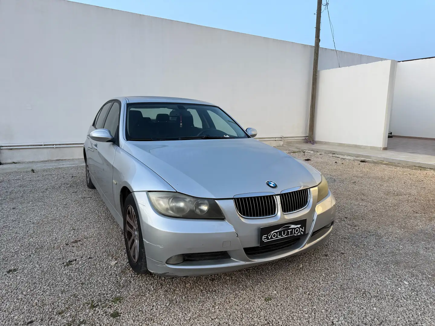 BMW 320 Serie 3 E90 Berlina 320d Msport 177cv Grigio - 1