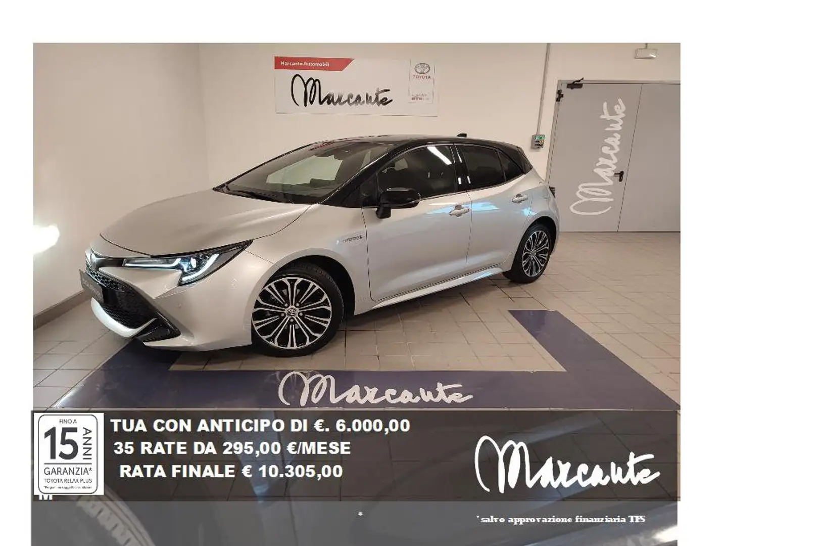 Toyota Corolla 1.8 Hybrid Style Zilver - 1