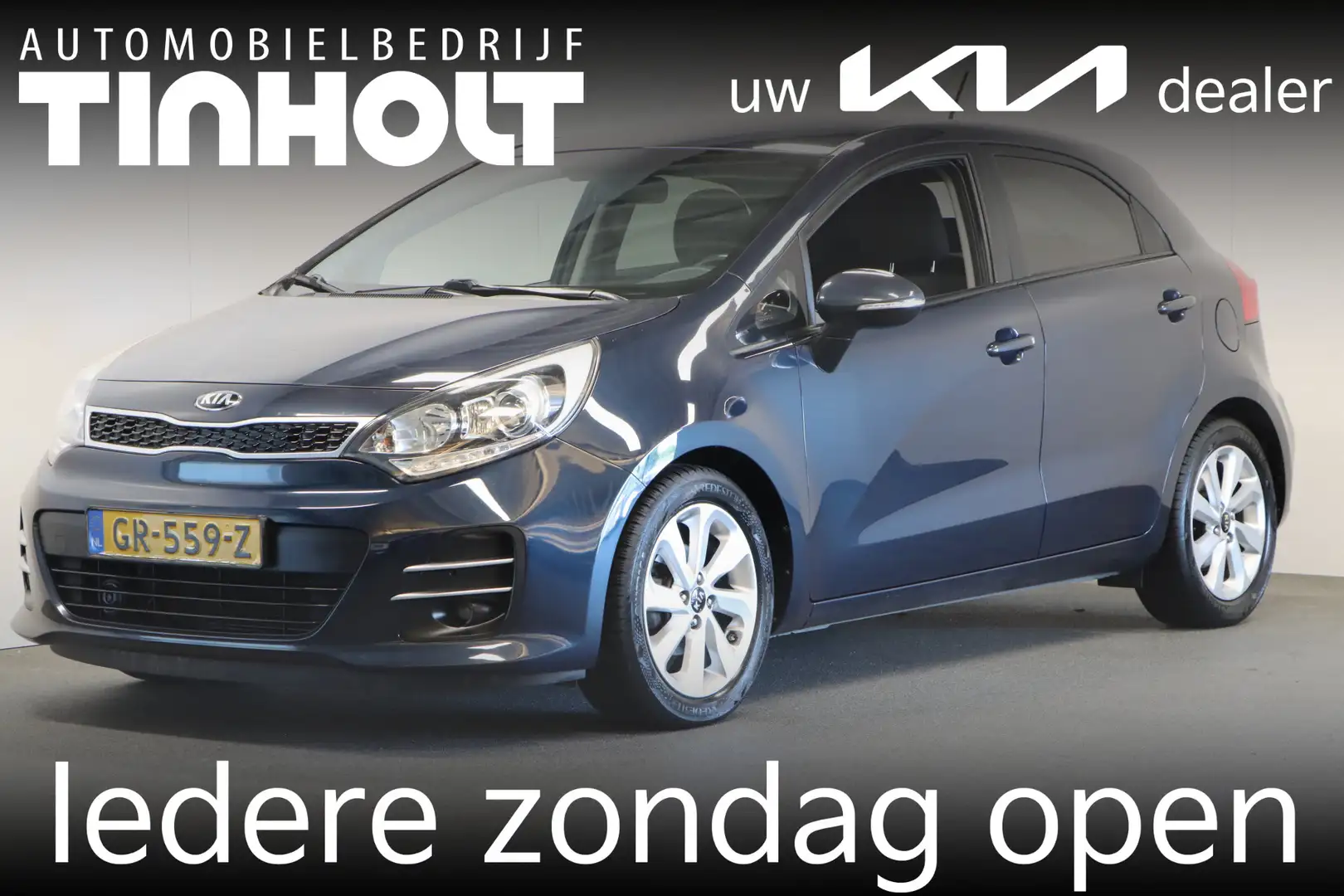 Kia Rio 1.2 CVVT ExecutiveLine Afneembare Trekhaak Modrá - 1