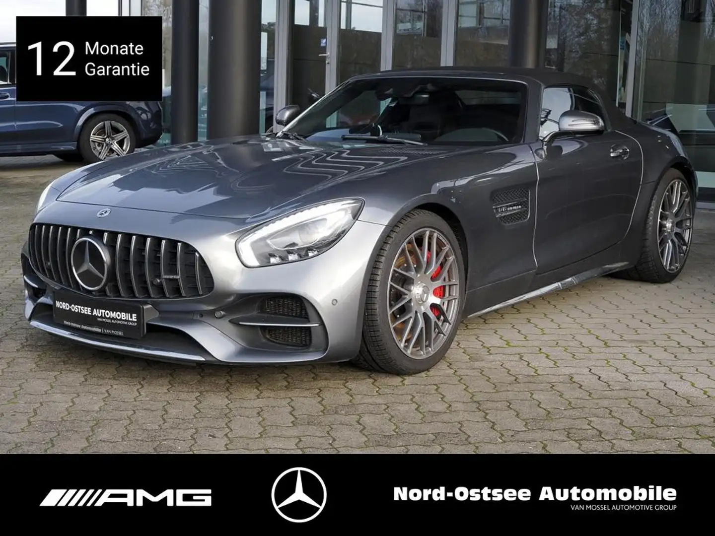 Mercedes-Benz AMG GT C ROADSTER DISTRO NAVI SHZ KAMERA KEYLESS Grijs - 1