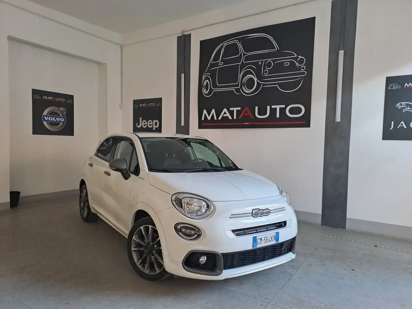 Fiat 500X 1.5 T4 Hybrid 130 CV DCT Sport Dolcevita Weiß - 1