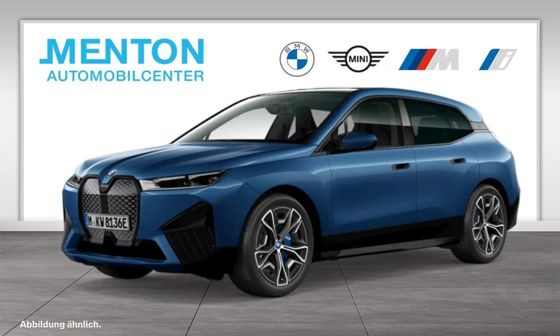 BMW iX xDrive50 Sportpaket/Head-Up/HiFi/DAB/LED Blau - 2