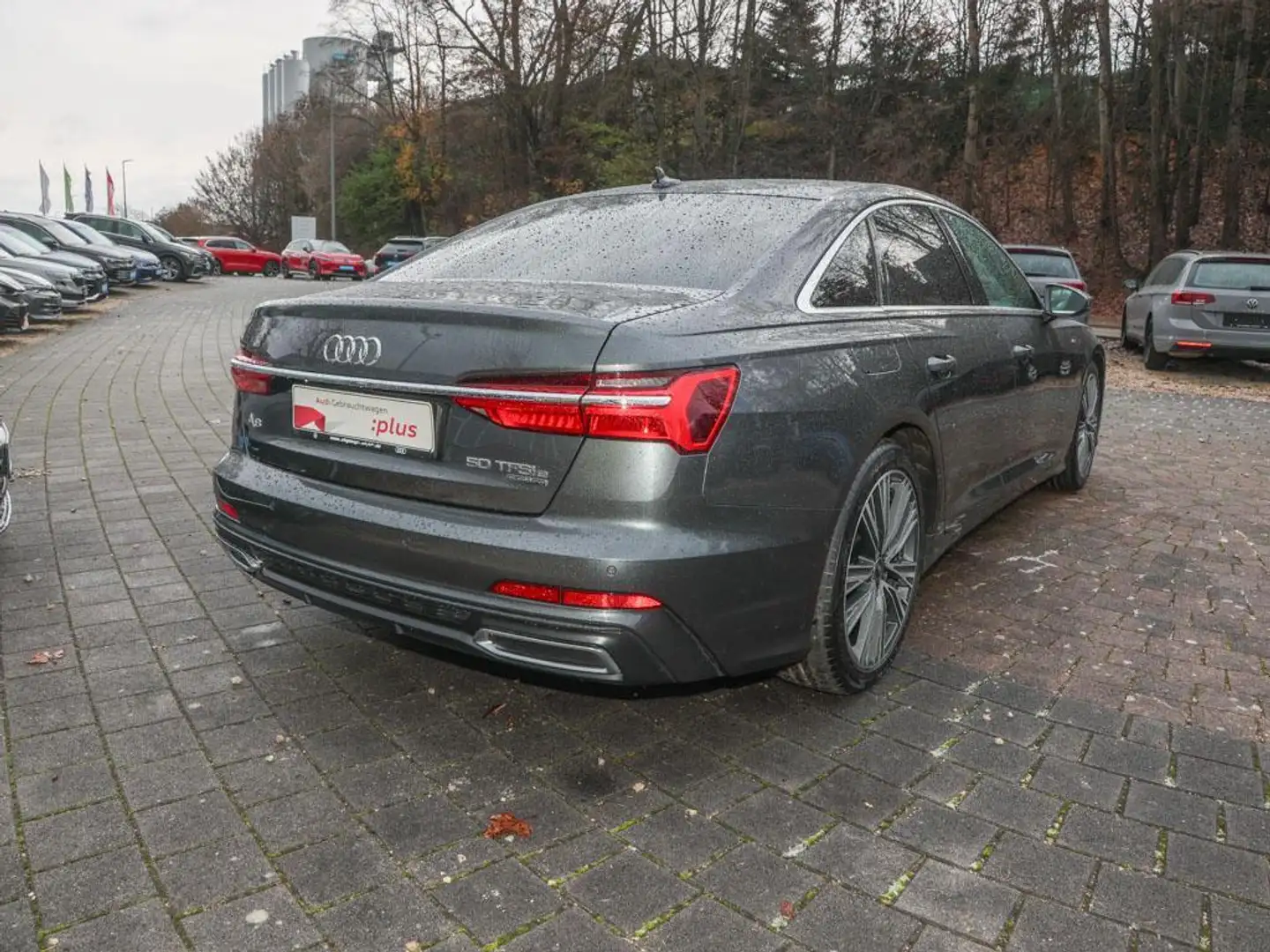 Audi A6 S-line 50 TFSIe quattro Head-Up+LEDER+AHK+19` Grau - 2