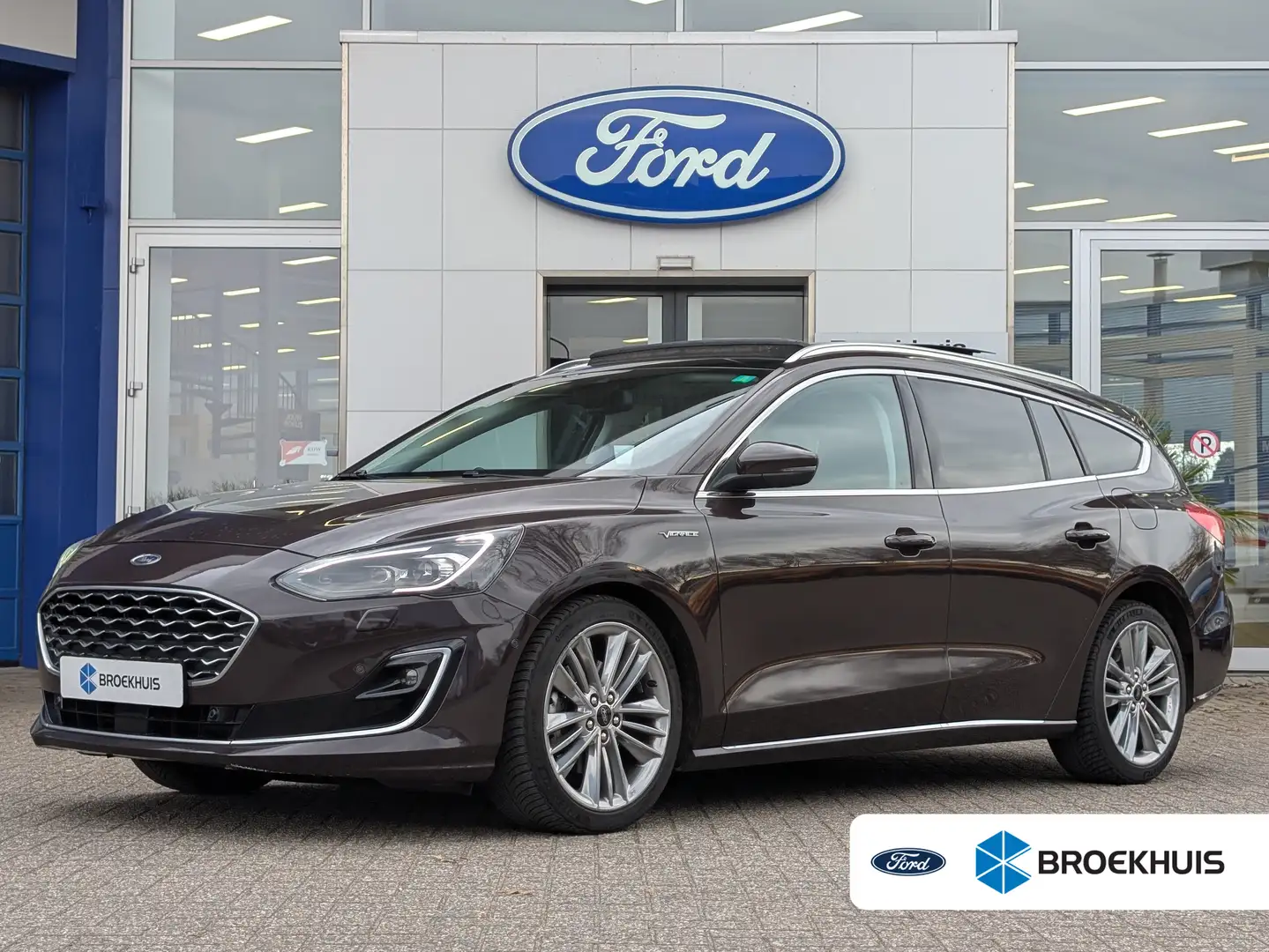 Ford Focus Wagon 1.0 EcoBoost Vignale | Panoramadak | B&O Aud Oranje - 1