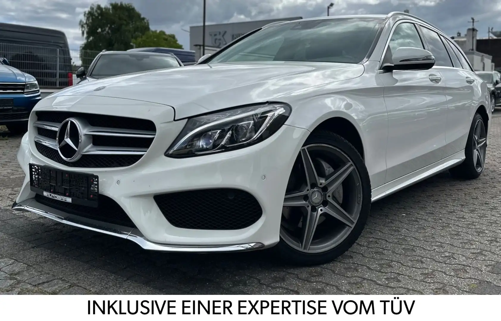 Mercedes-Benz C 220 CDI *AMG-LINE*NAVI-AUTOMA-LED SCHEINWERFER Blanco - 1