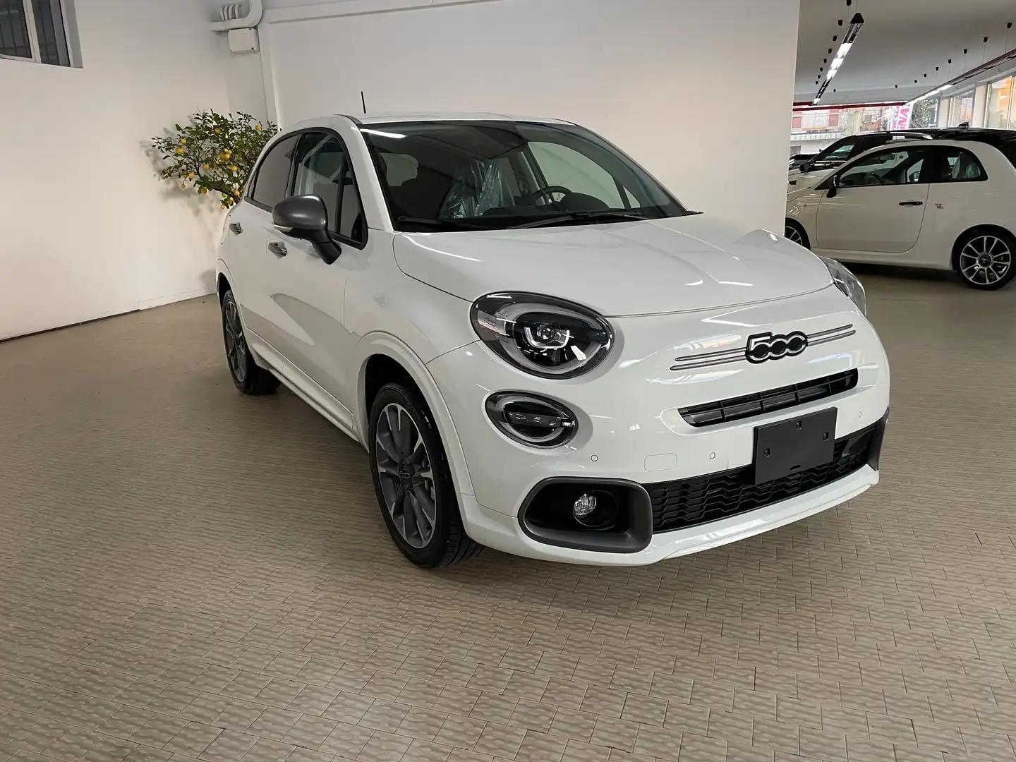 Fiat 500X 1.5 t4 hybrid Sport 130cv dct 2024-Led-Telecam. Bianco - 2