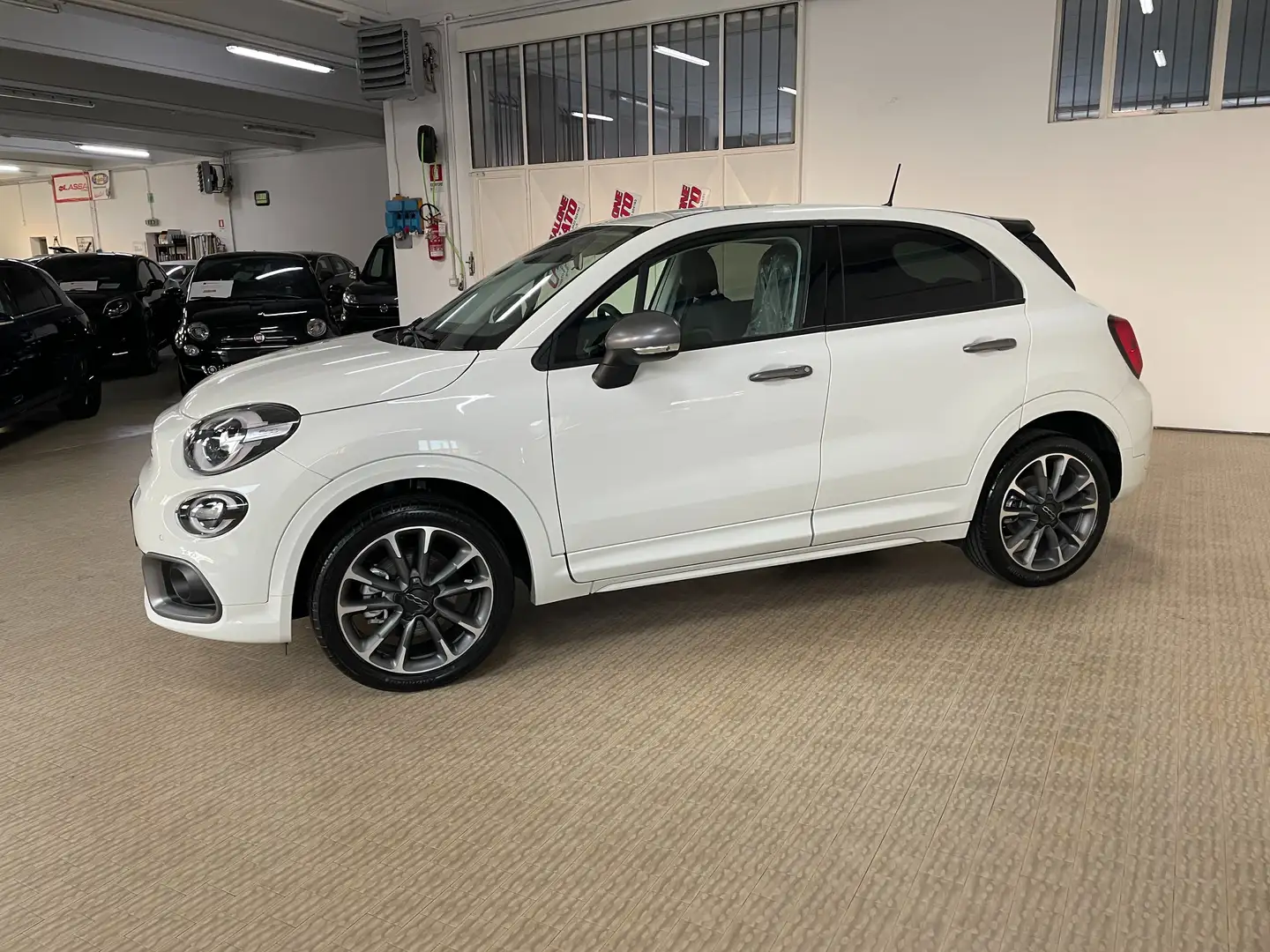 Fiat 500X 1.5 t4 hybrid Sport 130cv dct 2024-Led-Telecam. Bianco - 1