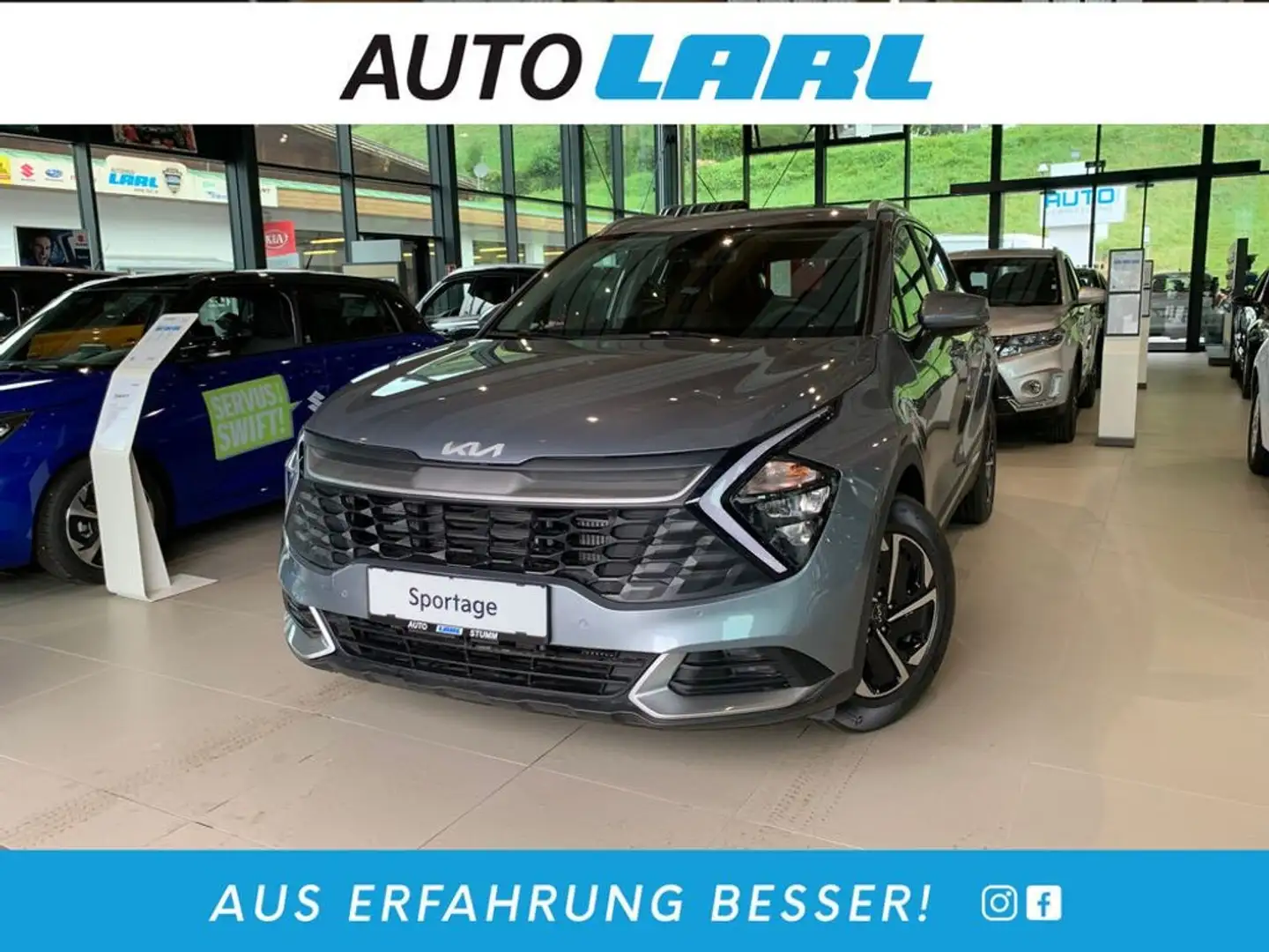 Kia Sportage Silber 4WD 7 Gang DCT Blau - 1