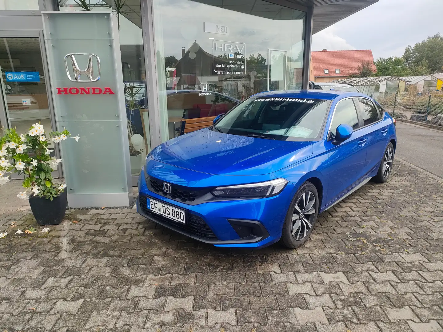 Honda Civic Civic e:HEV 2.0 i-MMD Hybrid Elegance Bleu - 1
