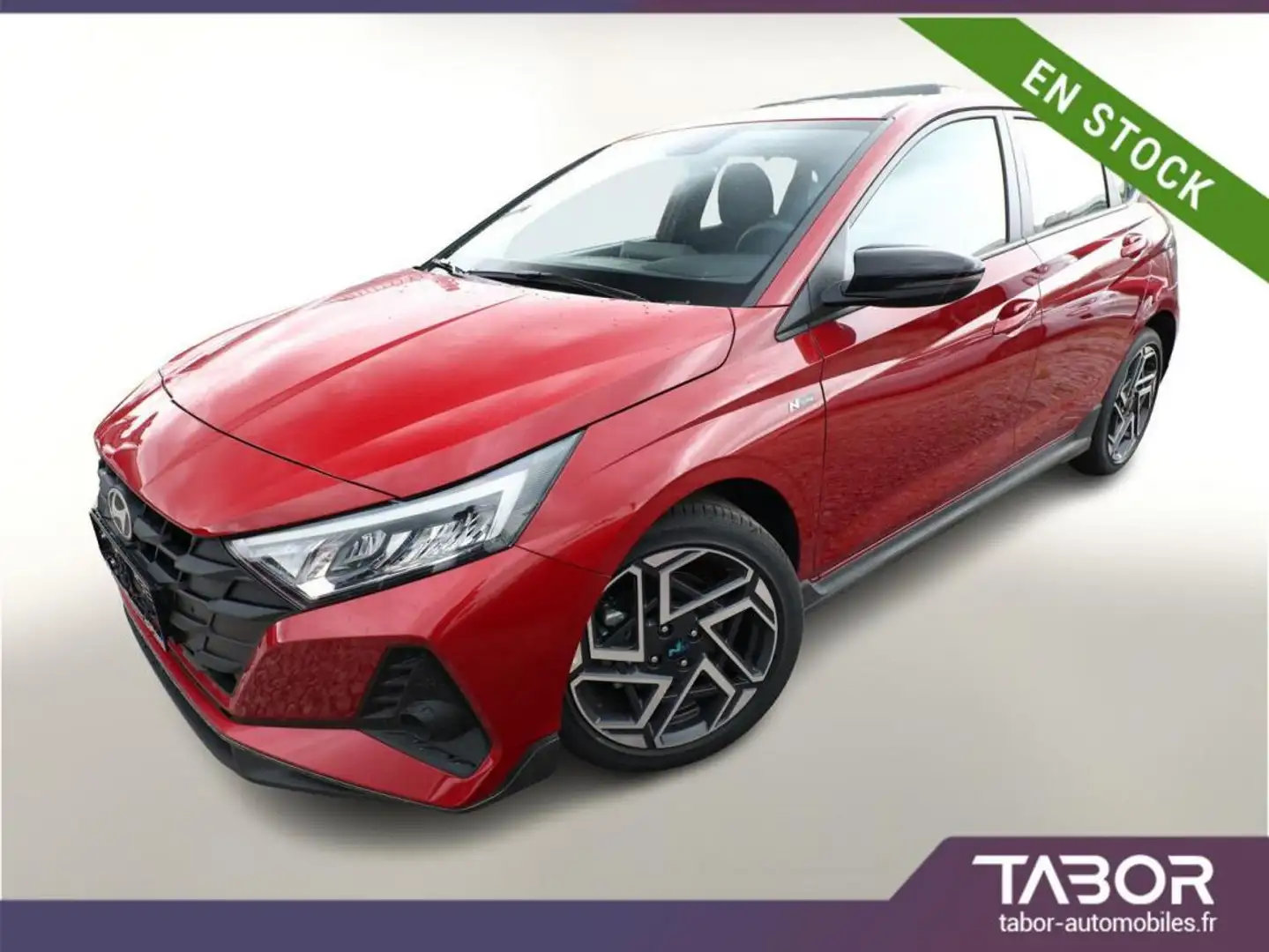 Hyundai i20 1.0 TGDI 100 DCT N-Line GPS LED cam Rouge - 1