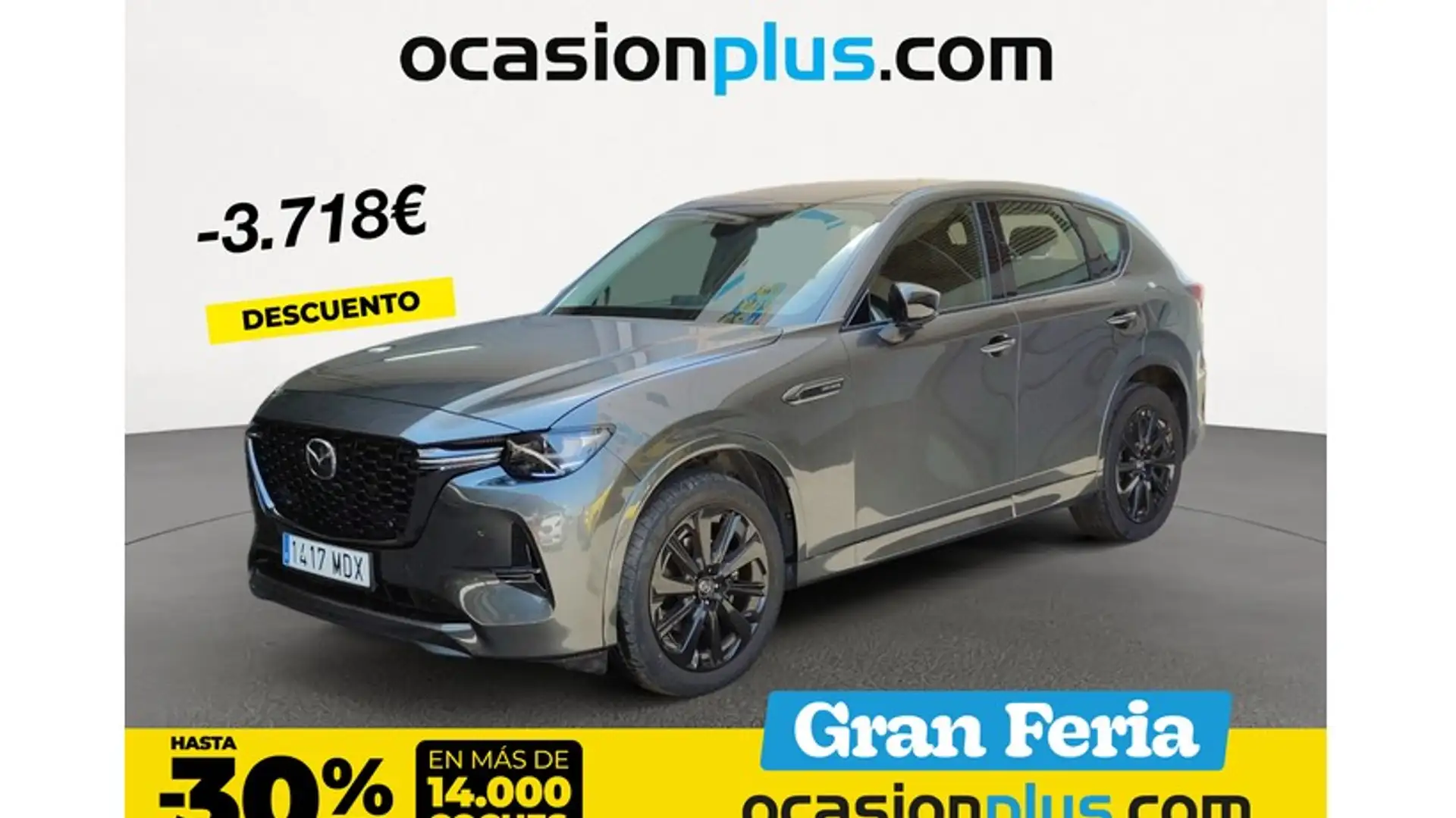 Mazda CX-60 3.3L e-Skyactiv-D MHEV Homura 2WD 147kW Aut. Gris - 1