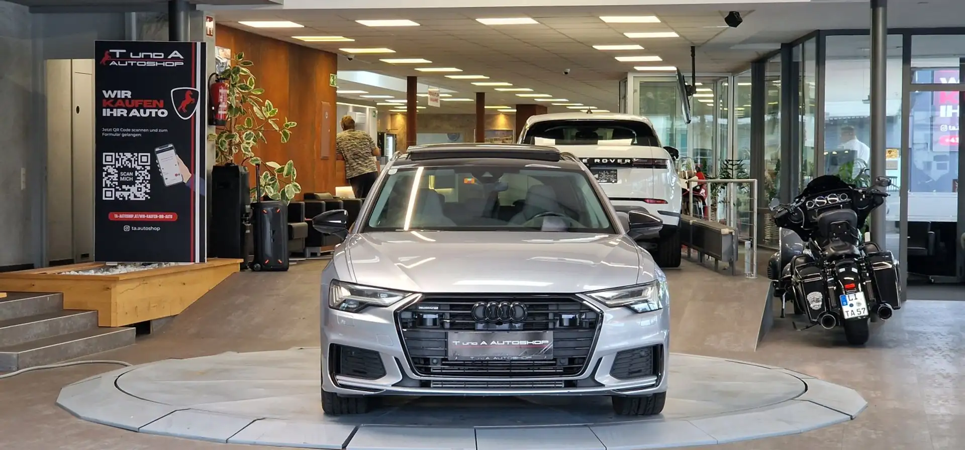 Audi A6 55 TFSIe quattro 3x S-Line S-Tronic *AHK*Head-up*P Grau - 2