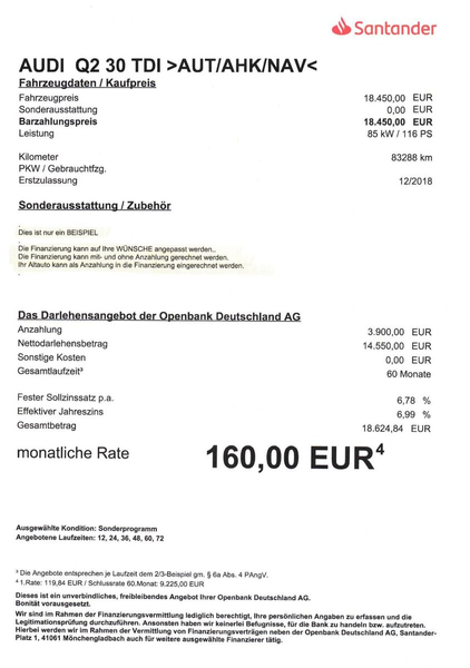 Audi Q2 30 TDI  AUT/AHK /NAVI/TEMP/Einparkhilfe — photo 2