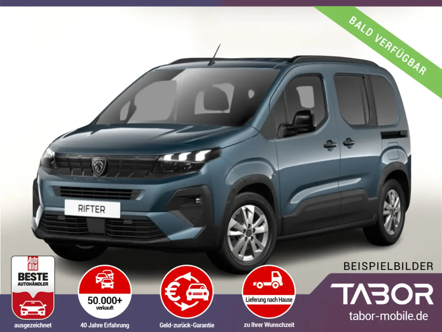 Peugeot Rifter 100 Allure L1 Nav KeyL StyleP TechnoP 16Z Blau - 1