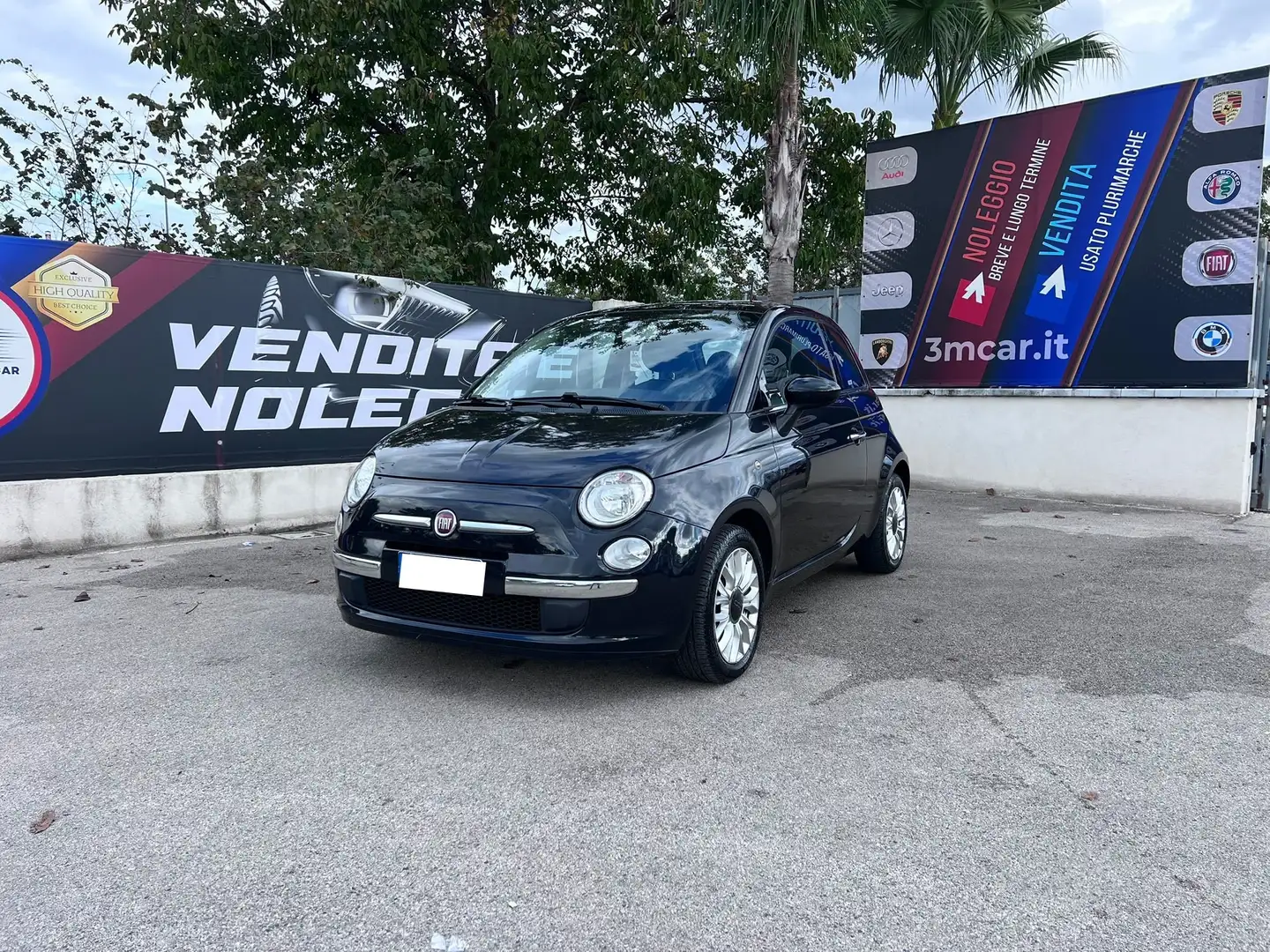 Fiat 500 500 1.2 Lounge 69cv my14 Nero - 1
