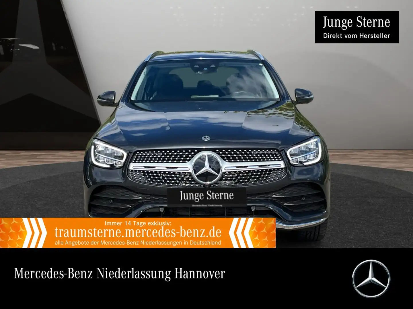 Mercedes-Benz GLC 300 e 4M AMG+360+AHK+LED+FAHRASS+HUD+KEYLESS Grau - 1
