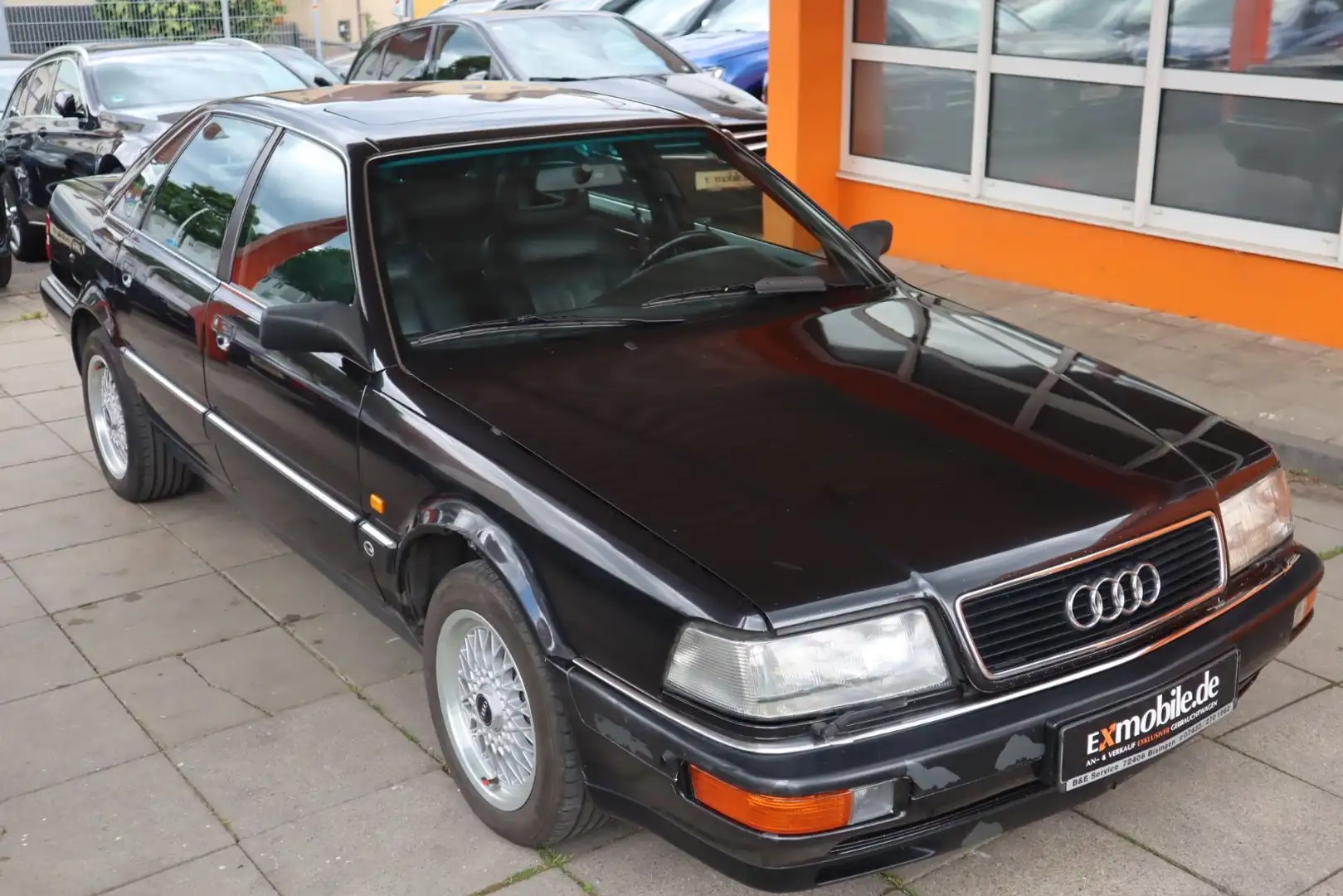 Audi V8 QUATTRO* LEDER* AUTOMATIK* 1.HAND* SHD* SCHEC Schwarz - 2