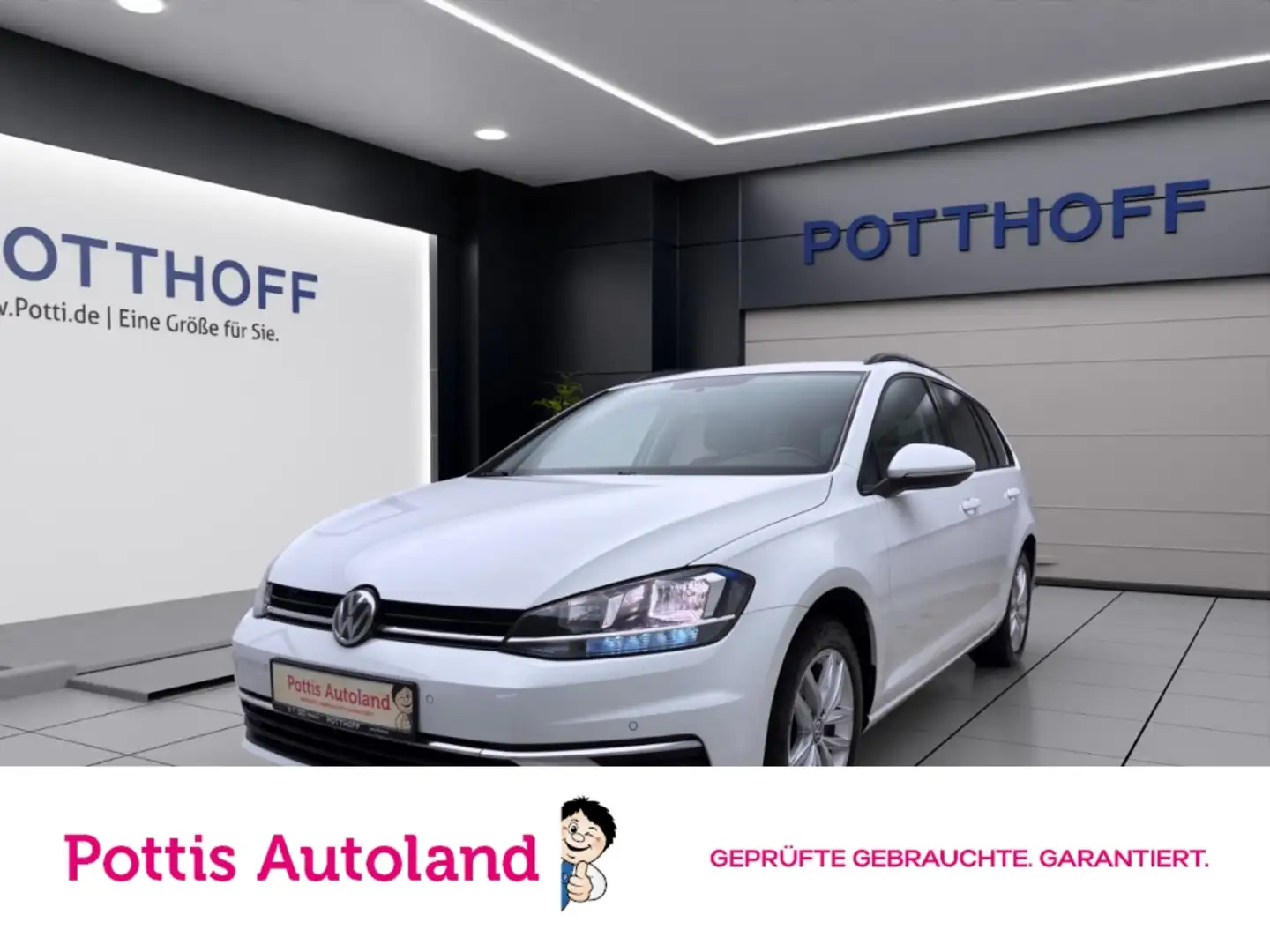 Volkswagen Golf Variant 1.5 TSI COMFORTLINE AHK PDC LED KLIMA Weiß - 1