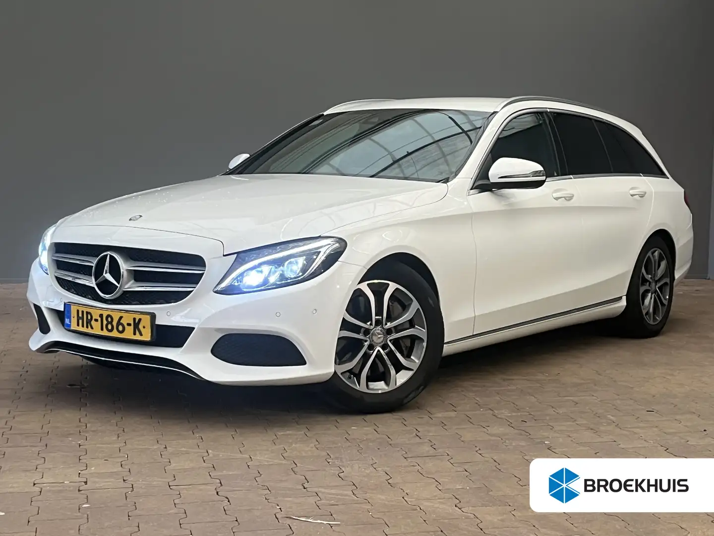 Mercedes-Benz C 350 Estate e Lease Edition Leder | Burmester High perf Wit - 1
