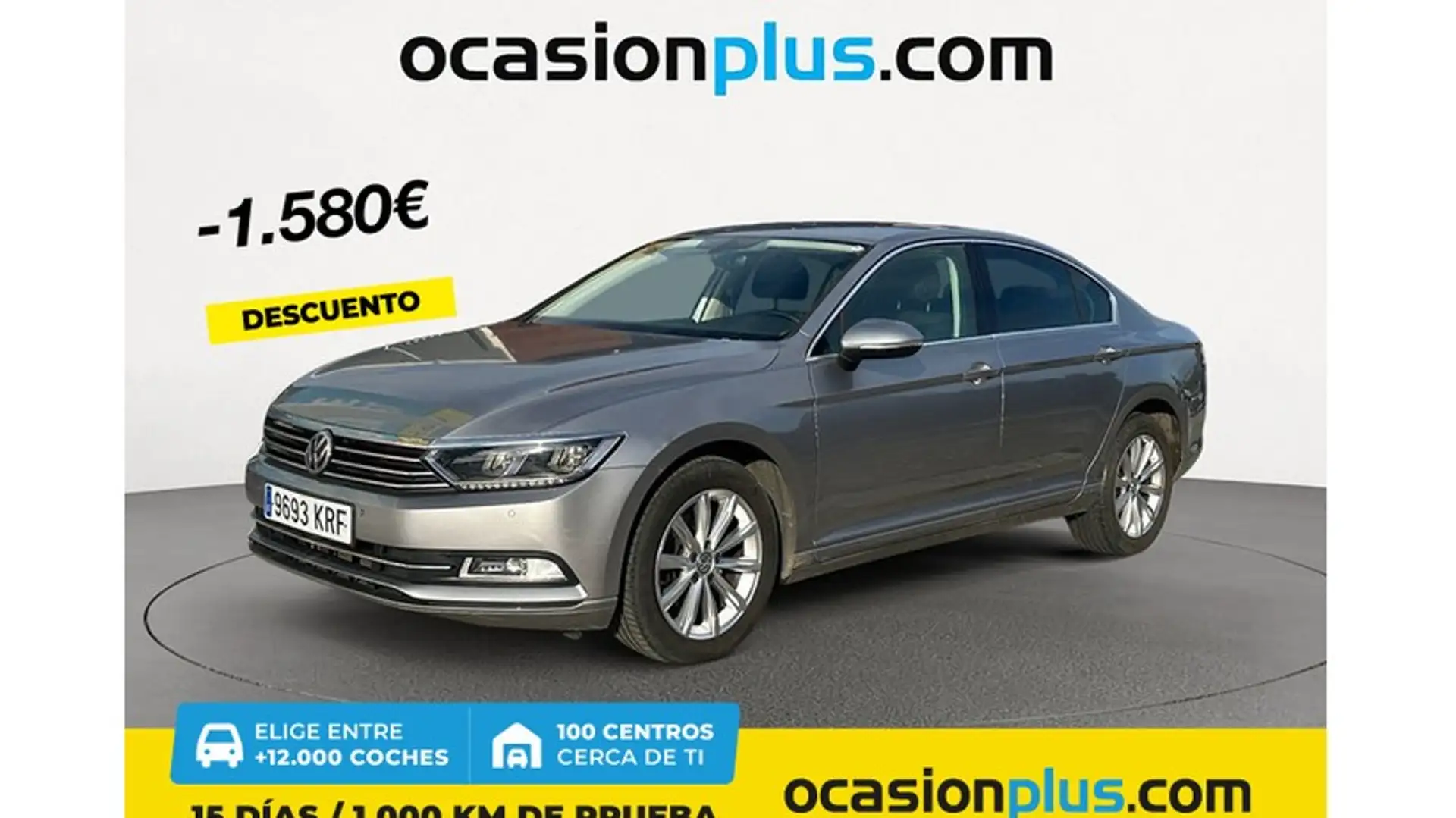 Volkswagen Passat 1.6TDI Advance 88kW Zilver - 1