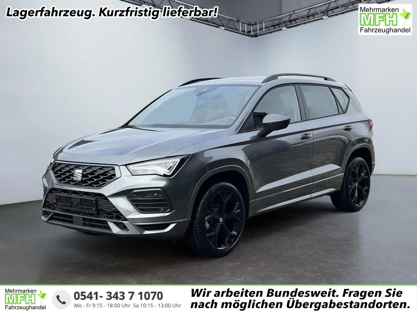 SEAT Ateca 1.5 TSI DSG FR Black Edition 19Z AHK PDC SHZ Na... Gri - 1