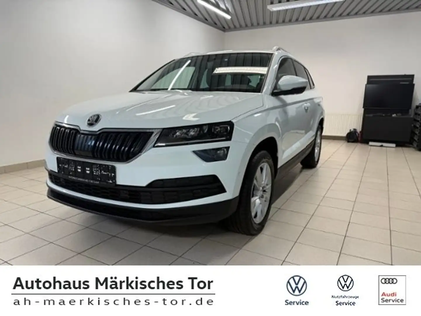 Skoda Karoq 1.5 TSI DSG Style+ACC+Navi+elektr. Heckkla Weiß - 1