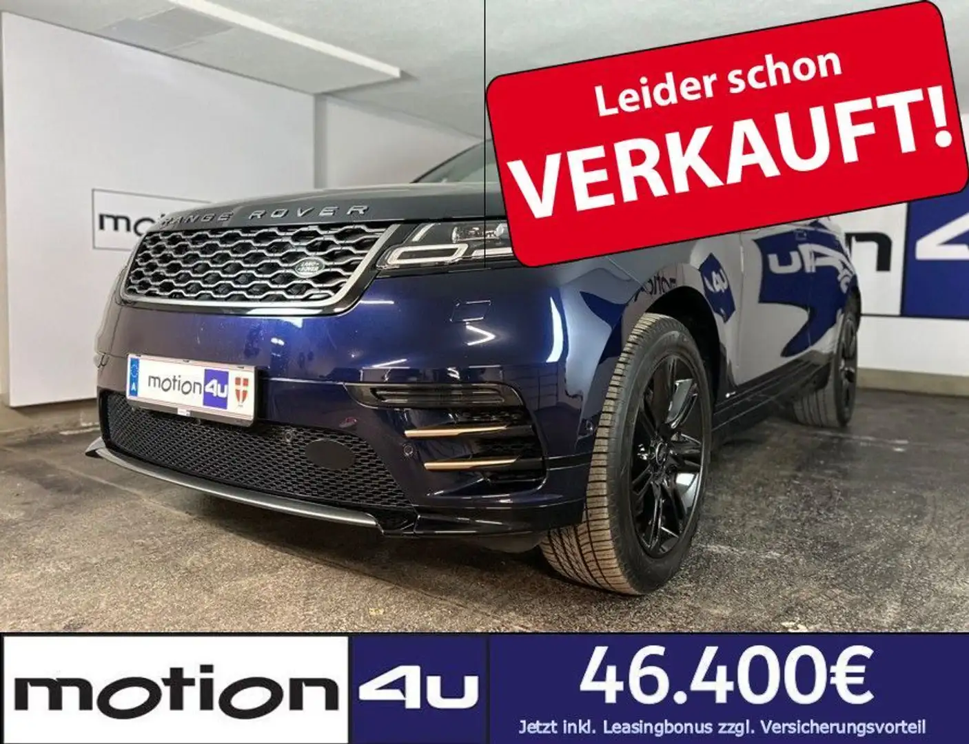 Land Rover Range Rover Velar P400e R-Dynamic PHEV SITZKLIMA MASSAGE 360° PANO Blau - 1