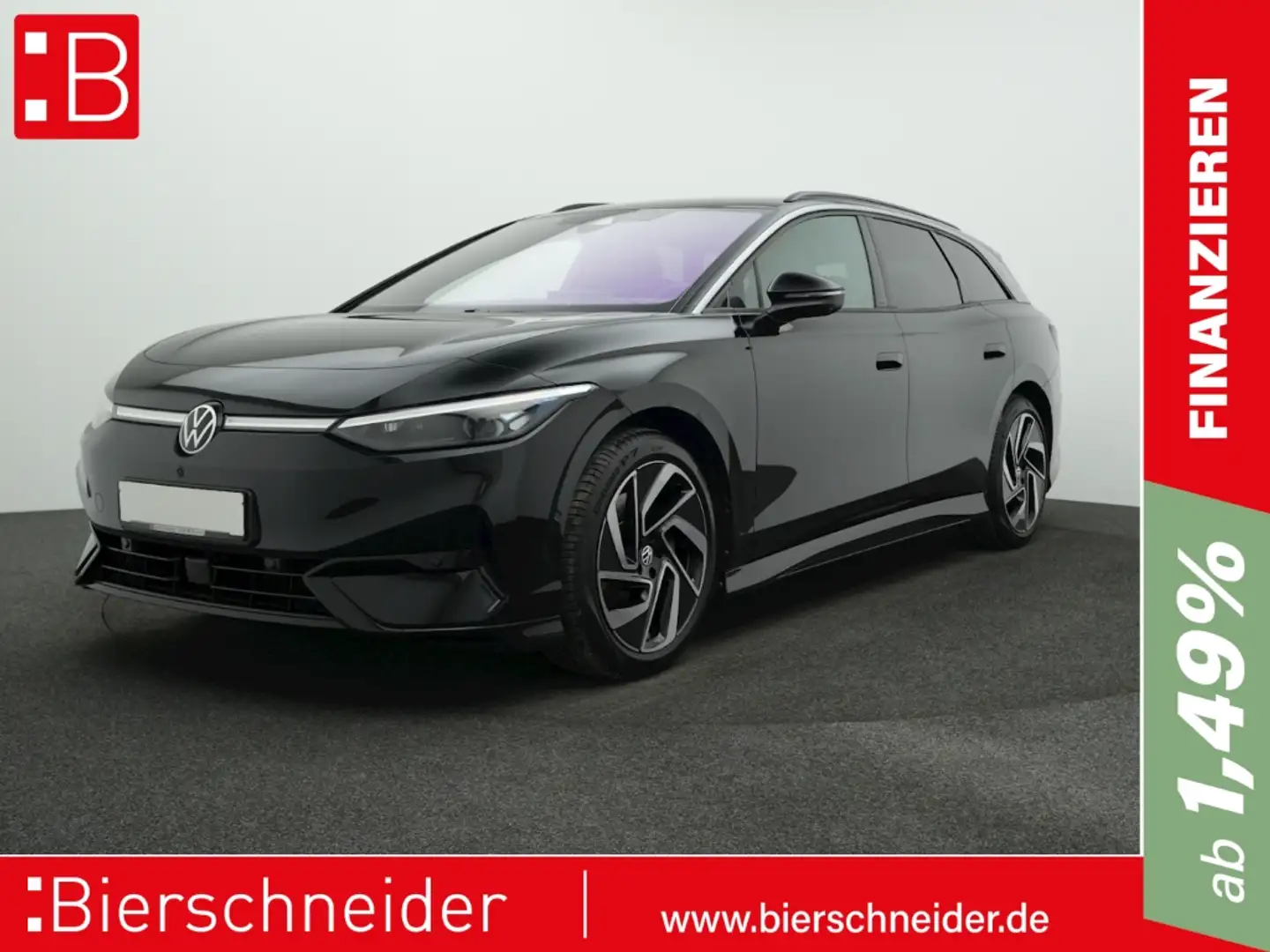Volkswagen ID.7 Tourer Pro ab mtl. 438 EUR 5-J-GAR AHK HuD 360° Schwarz - 1