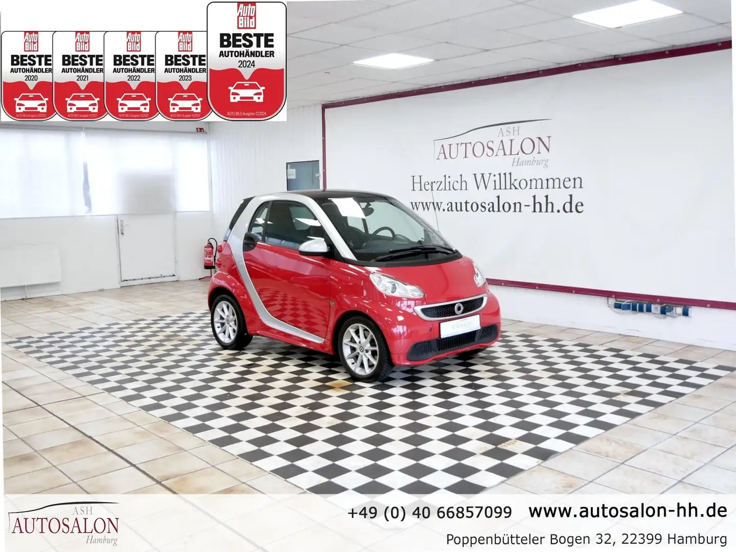 smart forTwo Passion MHD*3Vorb*Servol.*Servicegepflegt Червоний - 1