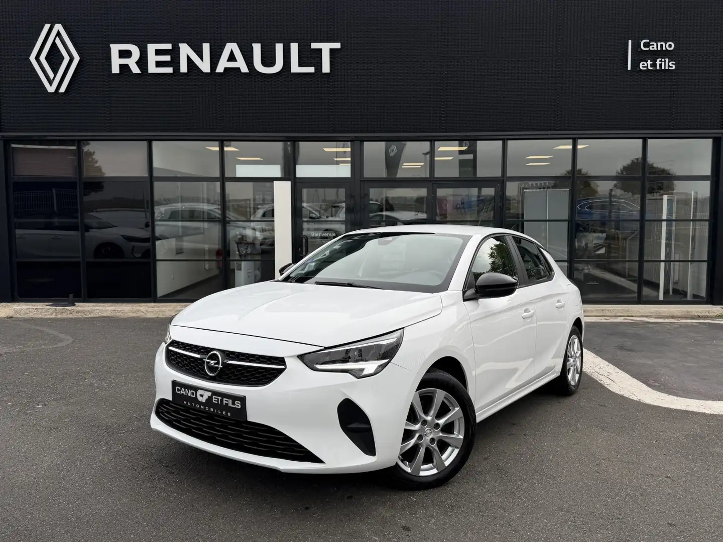 Opel Corsa Corsa 1.2 Turbo 100 ch BVA8 Edition Blanc - 1