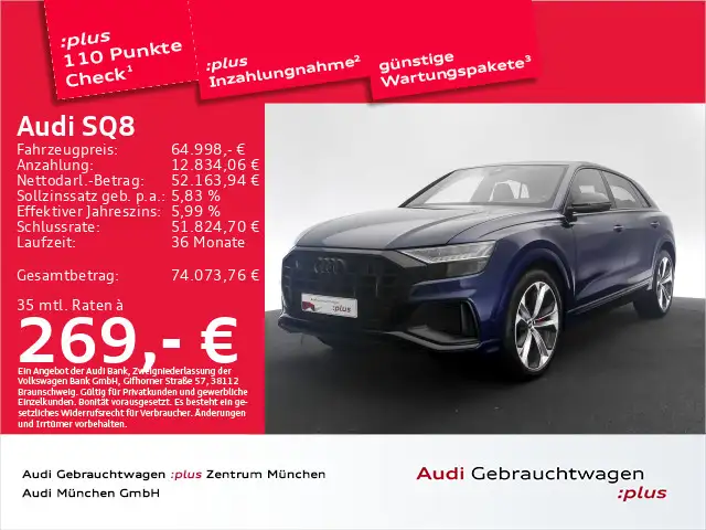 Audi SQ8 Competition+ TFSI Carbon/StdHzg/AHK