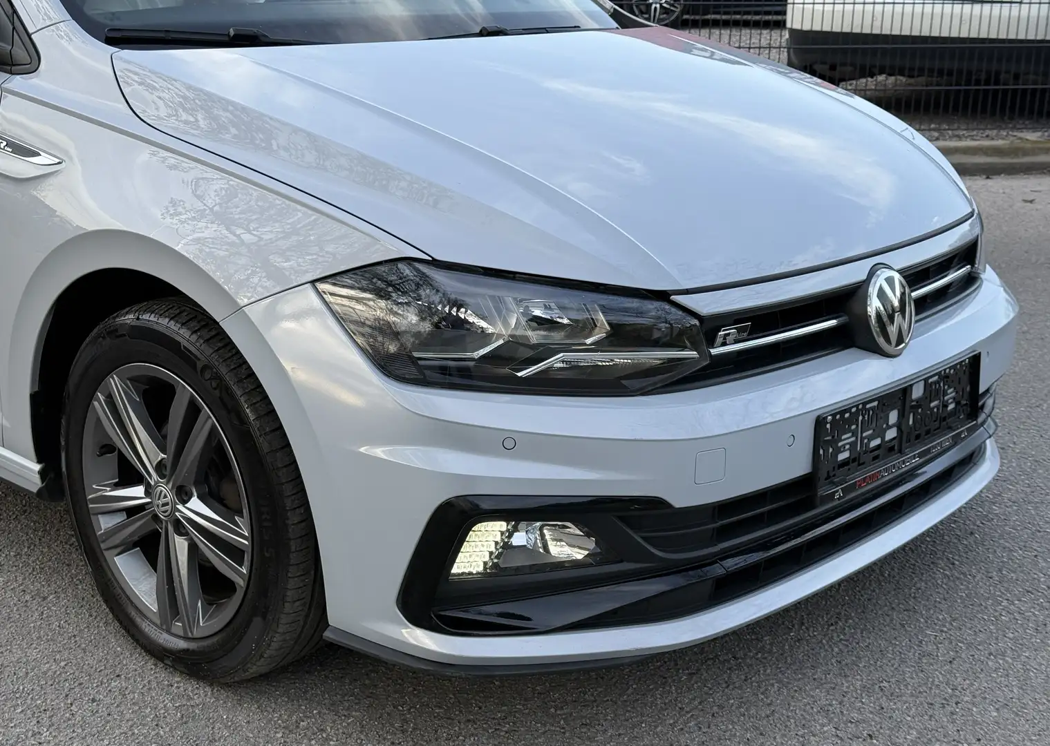 Volkswagen Polo 1,0|R-Line|Sonderlack|PDC|Spurhalteass|Touchs. Grau - 2