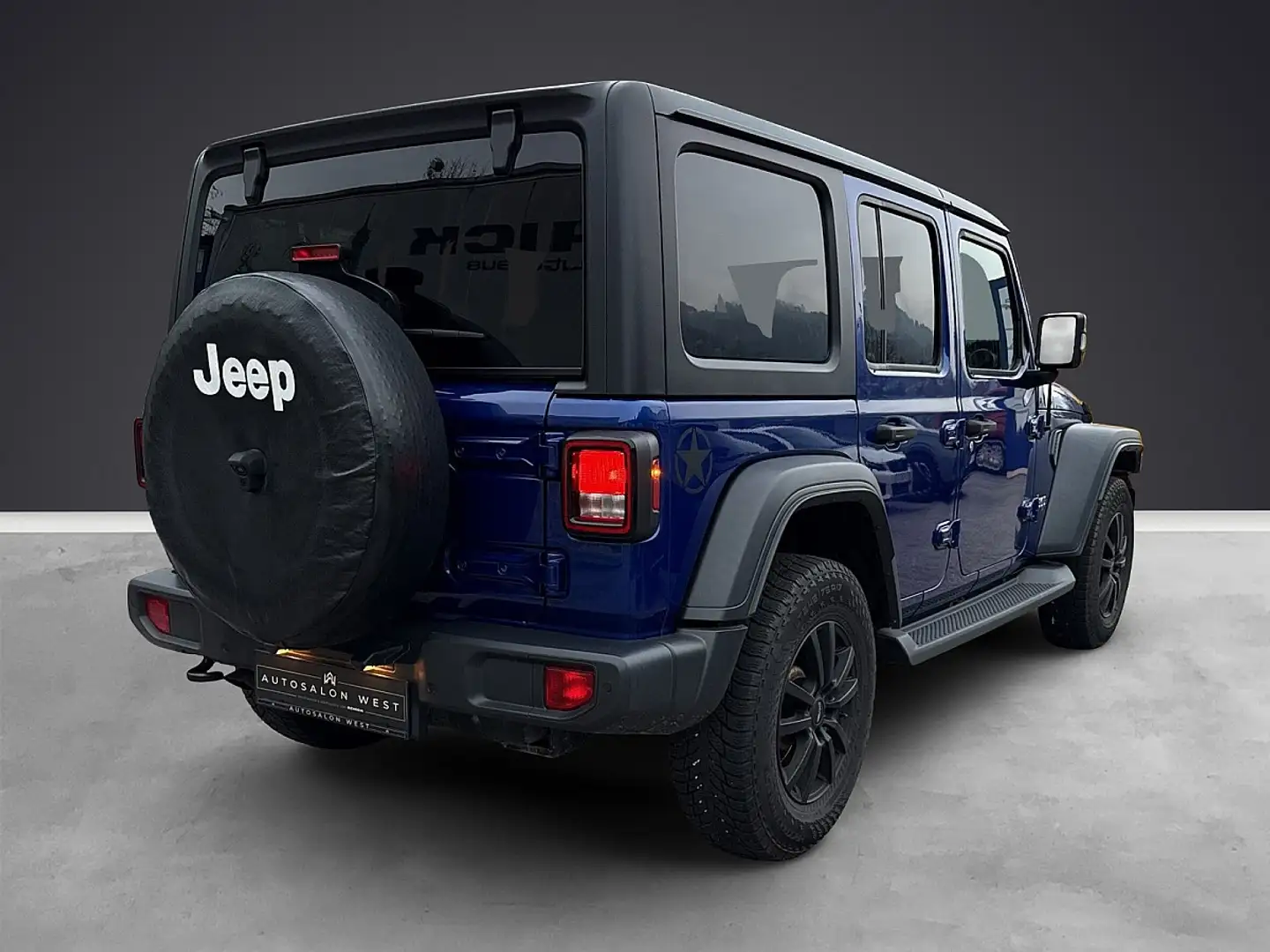 Jeep Wrangler Unlimited Rubicon 2,2 CRDi Aut. Blau - 2
