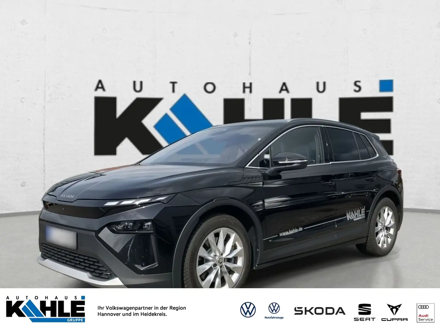 Skoda Elroq 85 Lodge Navi AHK LED Head-up SHZ Klima RFK Klima Schwarz - 1