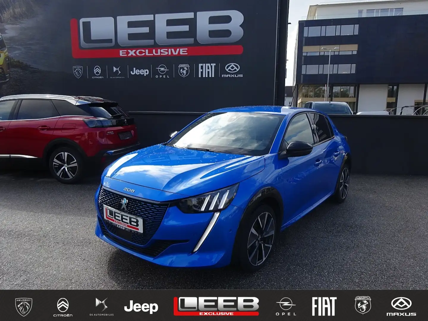 Peugeot e-208 50kWh GT Pack Blau - 1
