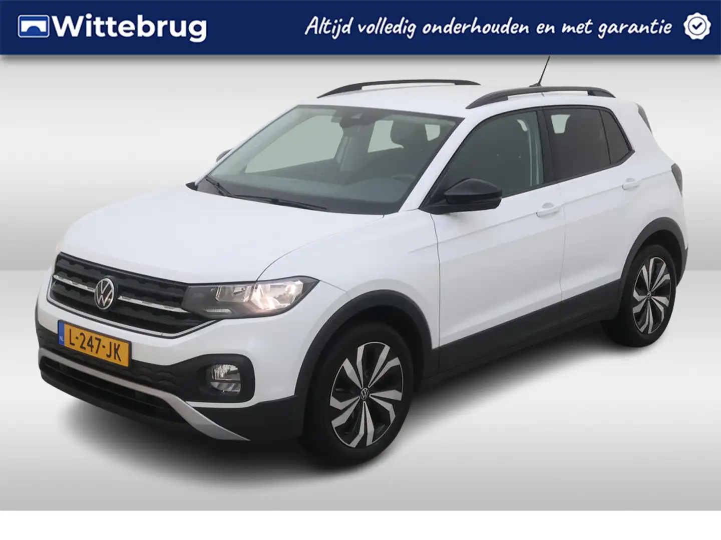 Volkswagen T-Cross 1.0 TSI 110pk DSG Life / App / Climate Control / C Weiß - 1