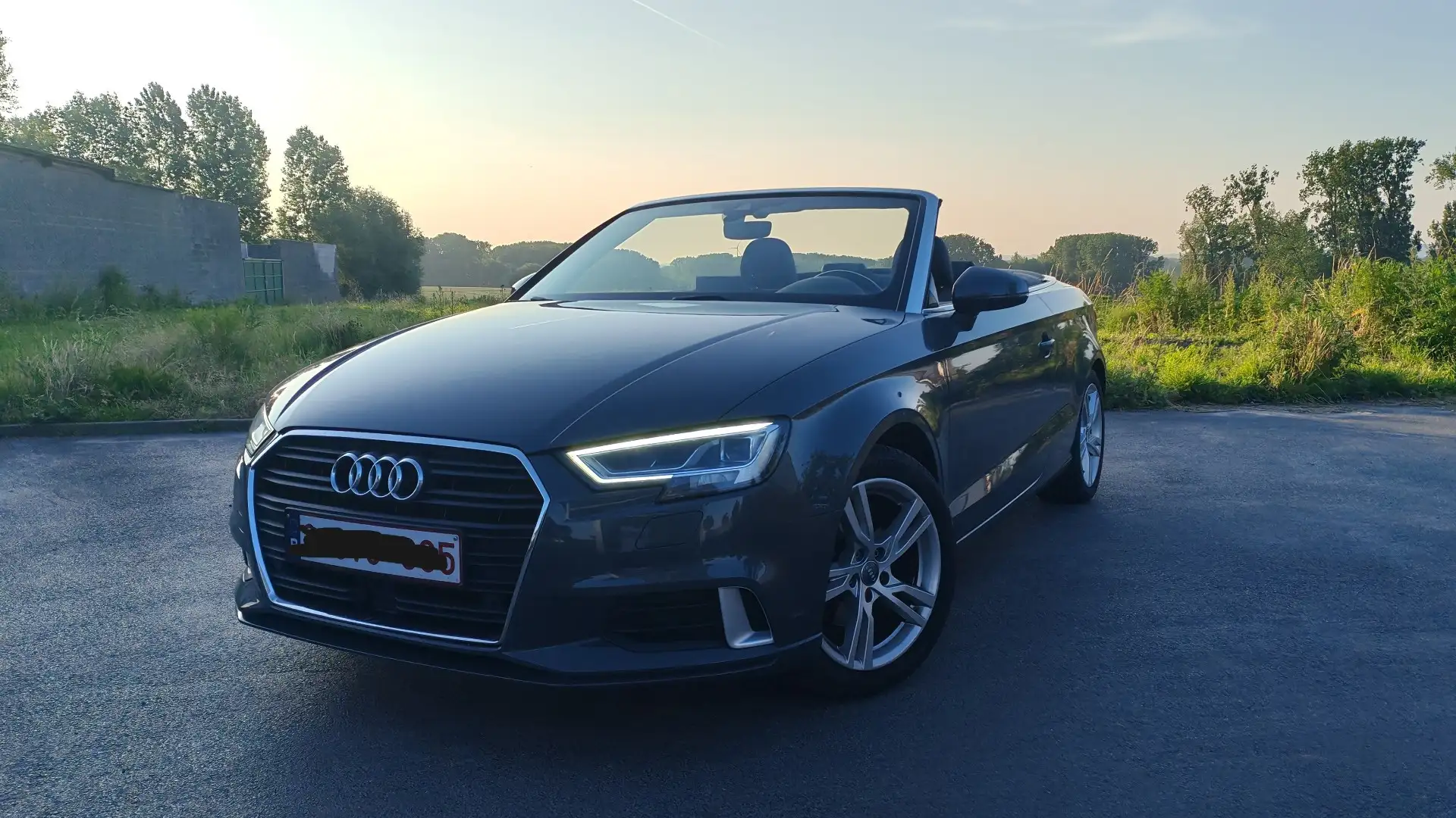 Audi A3 1.4 TFSI Ultra Cabrio Sport - Belgische wagen Gris - 1